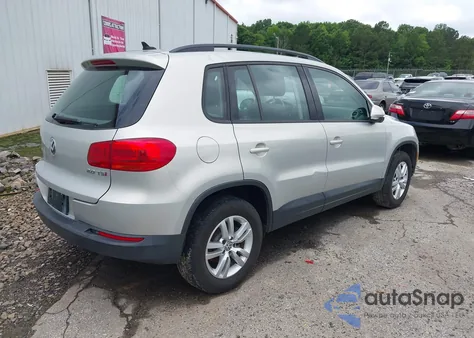 2015 Volkswagen Tiguan S from USA, damaged, VIN WVGAV7AX6FW505987